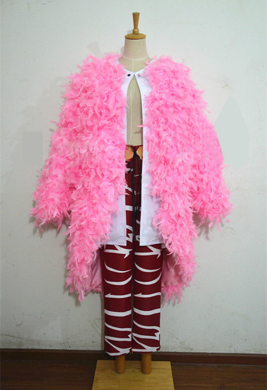 One Piece Donquixote Doflamingo Cosplay Costume Cosplay Glasses Wig Ha ...