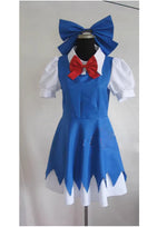 Load image into Gallery viewer, Touhou Project Cirno Dress Cosplay Costume
