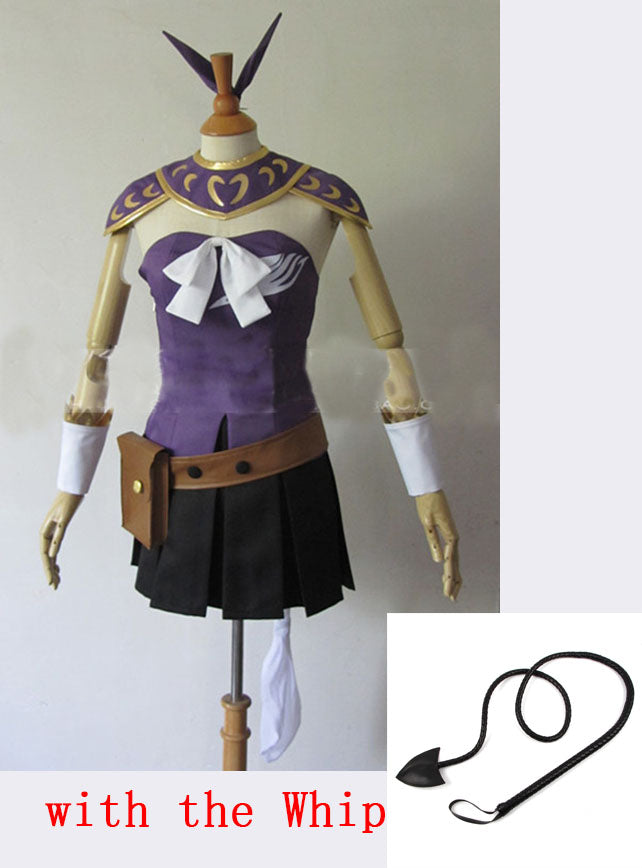 Fairy Tail Lucy Heartfilia Costume Purple Lucy Cosplay Dress