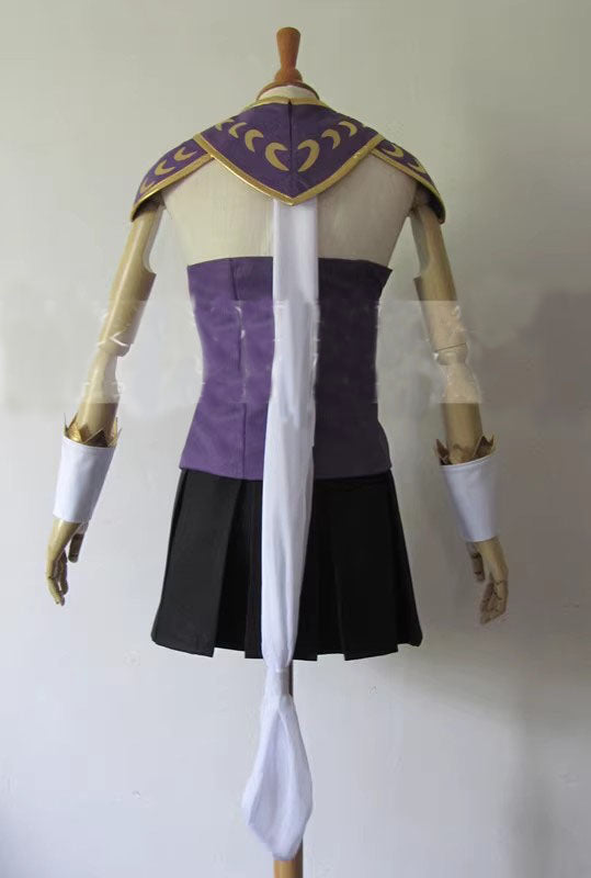 Fairy Tail Lucy Heartfilia Costume Purple Lucy Cosplay Dress