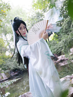 Load image into Gallery viewer, Shi Qingxuan Cosplay Tian Guan Ci Fu White Long Cosplay costume wigs halloween costumes for Women Men All Set
