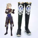 Load image into Gallery viewer, Genshin Impact Albedo Cosplay Shoes Boots Custom Made Halloween Carnival
