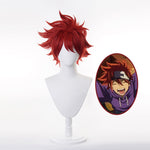 Load image into Gallery viewer, Anime SK8 the Infinity Reki Kyan Cosplay Costume Outfit Jacket SK Eight Red Wig
