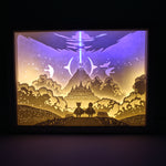 Load image into Gallery viewer, Sky Children of the Light Paper Craving Lamp 3D Birthday Gift Christmas
