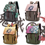 Load image into Gallery viewer, Backpack Demon Slayer: Kimetsu no Yaiba Canvas Bag Tomioka Giyuu School Bags Girls Travel bag Mochila Feminina Notebook Bags

