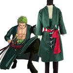 Load image into Gallery viewer, One Piece Roronoa Zoro Cosplay Costume Clothes Full Set Custom Made
