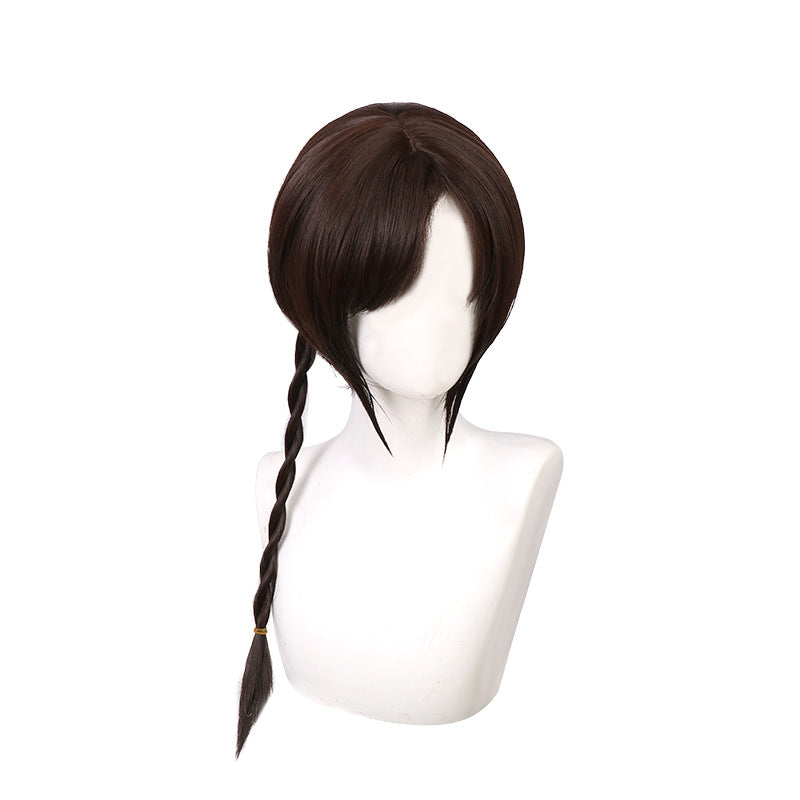 Anime WONDER EGG PRIORITY Aonuma Neiru Braid Wig Cosplay Costume Heat Resistant Synthetic Hair