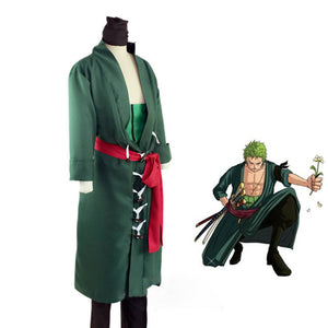 One Piece Roronoa Zoro Cosplay Costume Clothes Full Set Custom Made