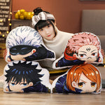 Load image into Gallery viewer, Anime Jujutsu Kaisen Cosplay Pillow Soft Plush Yuji Itadori Costume Double Side Printed Doll Cushion
