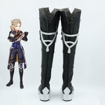 Load image into Gallery viewer, Genshin Impact Albedo Cosplay Shoes Boots Custom Made Halloween Carnival
