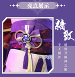 Load image into Gallery viewer, Genshin Impact Raiden Shogun Baal Cosplay Costume God of Eternity Custom Made
