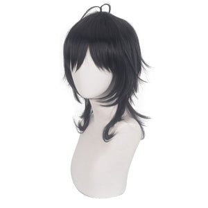 Sk8 the Infinity Miya Cosplay 33cm Wig Short Black Wig Cosplay Anime Cosplay Wigs Heat Resistant Synthetic Wigs Halloween