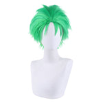 Load image into Gallery viewer, Anime One Piece Roronoa Zoro Cosplay Wig Green Short
