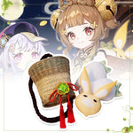 Load image into Gallery viewer, Genshin Impact Yaoyao Cosplay Basket Rabbit Turnip Plush Doll Cosplay Prop Accessory
