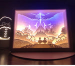 Load image into Gallery viewer, Sky Children of the Light Paper Craving Lamp 3D Birthday Gift Christmas
