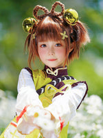 Load image into Gallery viewer, Genshin Impact Yaoyao Kids Children Cosplay Costume
