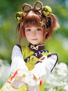 Genshin Impact Yaoyao Kids Children Cosplay Costume