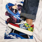 Load image into Gallery viewer, Demon Slayer Shoes Sneakers Kamado Tanjirou Casual Shoes Nezuko Shoes Men Anime Cosplay Cool Sneakers
