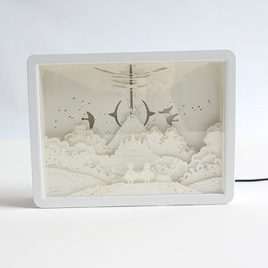 Sky Children of the Light Paper Craving Lamp 3D Birthday Gift Christmas