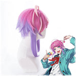 Load image into Gallery viewer, Division Rap Battle Hypnosis MIC Amemura Ramuda Short Wig Cosplay Costume Men Women Heat Resistant Synthetic Hair Wigs + Wig Cap
