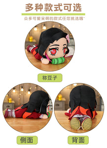 40cm Anime Plush Toy Dolls Demon Slayer Kimetsu No Yaiba Kid Appease Sleeping Pillow Soft Stuffed Cushions Gift