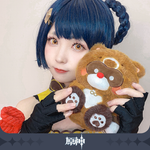 Load image into Gallery viewer, Genshin Impact Xiangling Guoba Plush Doll Cute Dolls Decoration Soft Stuffed Toy
