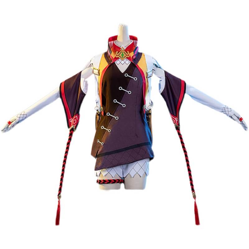 Genshin Impact Cosplay XINYAN Cosplay Costume Full Set With Bag