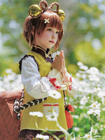 Load image into Gallery viewer, Genshin Impact Yaoyao Kids Children Cosplay Costume
