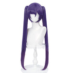 Load image into Gallery viewer, Game Genshin Impact Cosplay Mona Wig Purple Long
