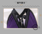 Load image into Gallery viewer, Game FF7 Remake Tifa Cosplay Costume Women Dress Tifa Lockhart Purple Dress Sexy Party Costume Halloween
