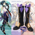 Load image into Gallery viewer, Xiao Cosplay Shoes Boots Genshin Impact
