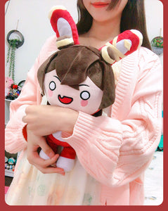 Genshin Impact Amber Cute Rabbit Plushie Doll Plush Stuffed Toy 40cm Cartoon Pillow Xmas Birthday Gift Student