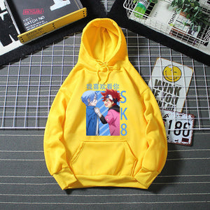 SK8 The Infinity Hoodie Oversized Streetwear Hip Hop Women Tops Long Sleeve Print Sweatshirt Kawaii Clothes Skateboard Boys Wram