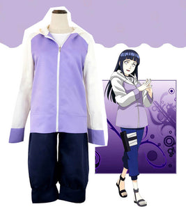 Anime Naruto Shippuuden Hinata Hyuga 2nd Generation Cosplay Costume