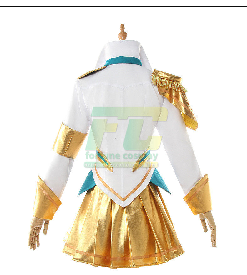 Battle Academia Lux Cosplay Costume LoL Lux  Prestige Edition