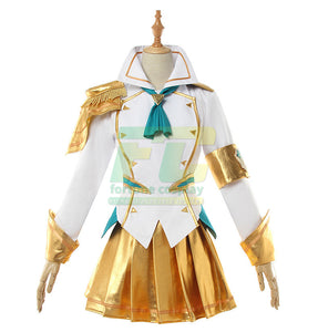 Battle Academia Lux Cosplay Costume LoL Lux  Prestige Edition