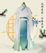 Load image into Gallery viewer, Shi Qingxuan Cosplay Tian Guan Ci Fu White Long Cosplay costume wigs halloween costumes for Women Men All Set
