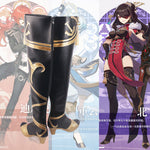 Load image into Gallery viewer, Game Genshin Impact Cosplay Shoes Beidou Cosplay Boots Heel Shoes Custom Made
