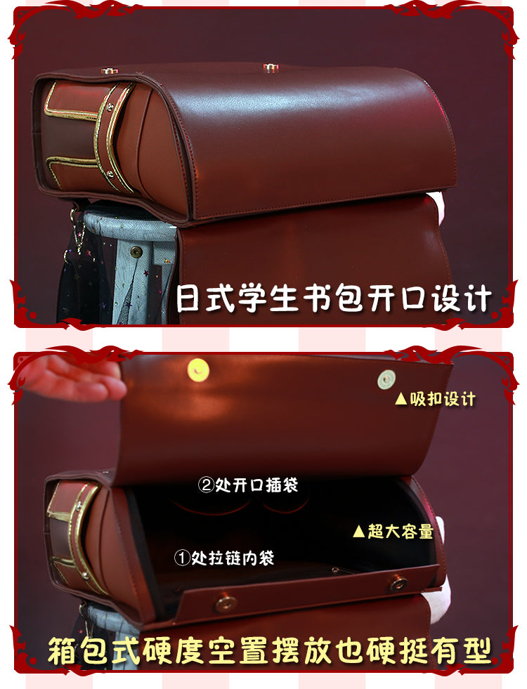Genshin Impact Klee Bag Cosplay Prop Spark Knight Lovely Backpack Role Play Accessories