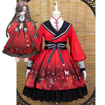 Load image into Gallery viewer, Heaven&#39;s Official Blessing Lolita Dress Hua Cheng Cosplay Costume Sex Transfer Outfit Tian Guan Ci Fu
