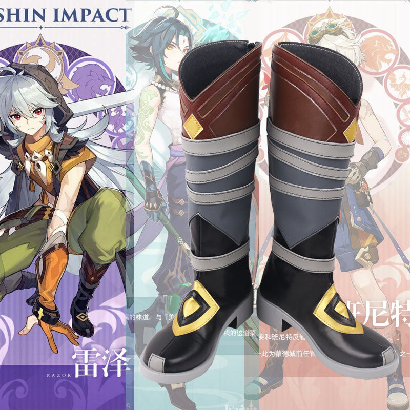 Razor Cosplay Shoes Genshin Impact Boots