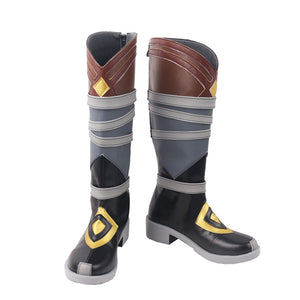 Genshin Impact Razor Cosplay Shoes Boots Halloween Carnival Cosplay Costume Accessories
