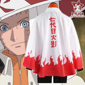 Naruto THE LAST Seventh Hokage Uzumaki Naruto Cosplay Costume - fortunecosplay