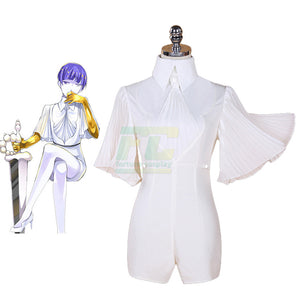 Land of the Lustrous Phosphophyllite Moon Cosplay Costume Jumpsuits Outfit - fortunecosplay