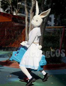 Free Shipping Beastars Haru Cosplay Costume White Rabbit Full Set