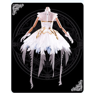 Cardcaptor Sakura Kinomoto Sakura Clear Card OP Dress War of Dream Full set Cosplay costumes
