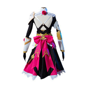 Genshin Impact Noelle Cosplay Costume Knights Maid Dress Wig Uniform Halloween Party Outfit For Women Girls