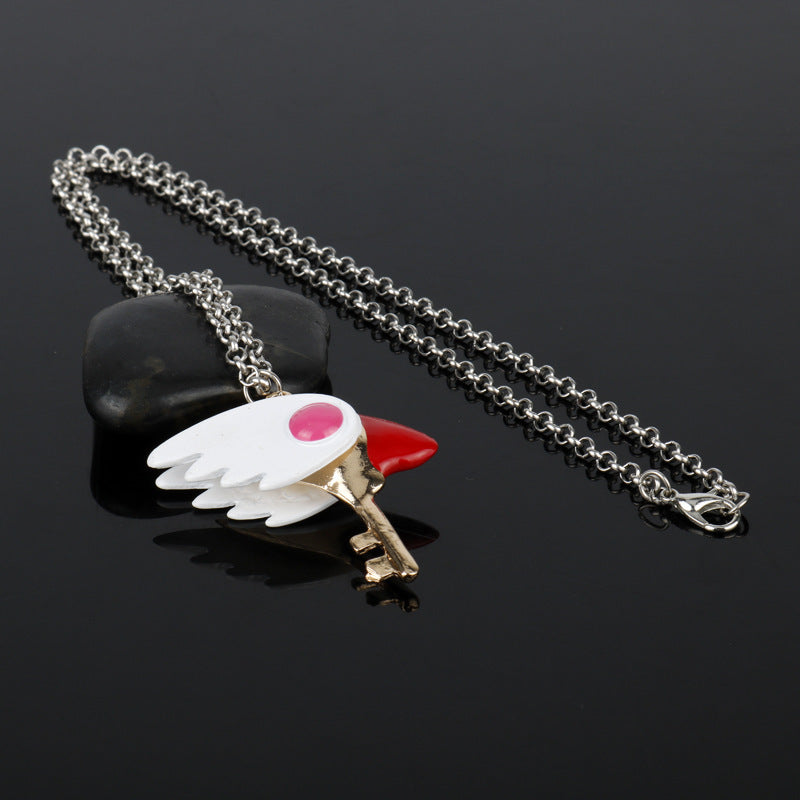Card Captor Sakura Kinomoto Necklace Bird's Beak  Cosplay Pendant