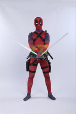 Load image into Gallery viewer, Deadpool Avengers Cosplay Costume Zentai Halloween Lycra Spandex Full Body Super Hero - fortunecosplay
