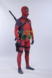 Deadpool Avengers Cosplay Costume Zentai Halloween Lycra Spandex Full Body Super Hero - fortunecosplay